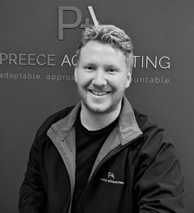 Headshot of Lachlan Preece the Admin for Preece Accounting